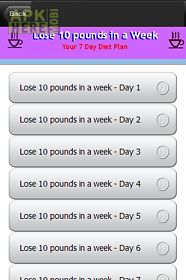diet plan - weight loss 7 days