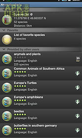find & log animals and plants