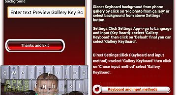 Gallery keyboard