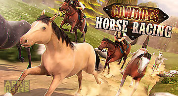 Cowboys horse racing field