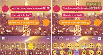 Rainy paris emoji ikeyboard