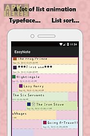 easynote - notepad widget
