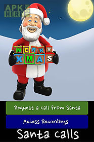 santa calls on christmas