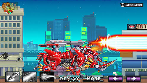 toy robot war：robot fire rhino