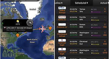 Airline flight status tracking
