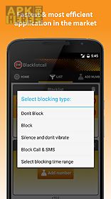 blacklistcall - block numbers