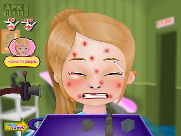pimple trouble girls games