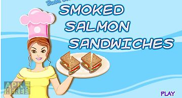 Barbie cooking smoked salmon san..