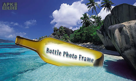 bottle photo frame
