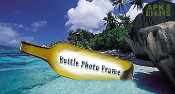 Bottle photo frame