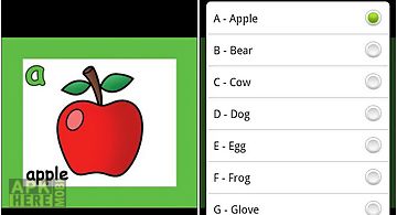 Abc words for kids flashcards