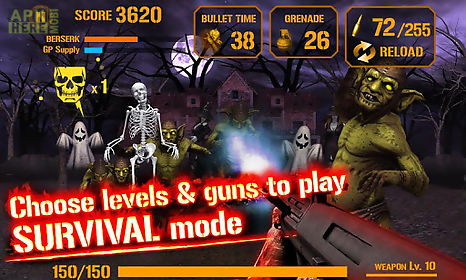 gun zombie : halloween