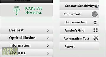 Icare vision test