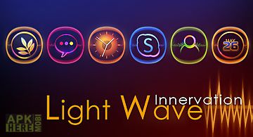 Light wave go launcher theme