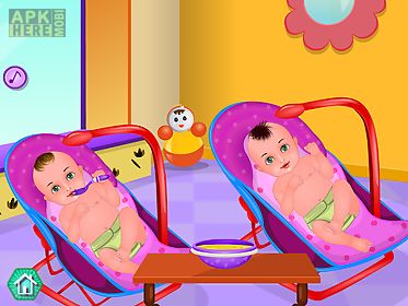 twins caring - baby games