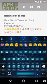 neon circuit emoji keyboard