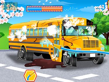 school bus car wash