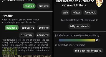 Juicedefender - battery saver