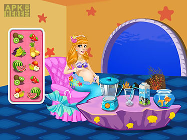 pregnant mermaid care-new baby
