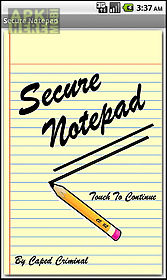 secure notepad