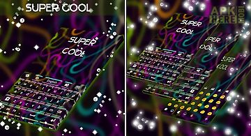 Super cool neon keyboard