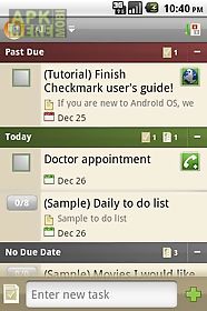 checkmark to do & task list