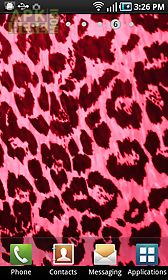 hot pink leopard print  live wallpaper