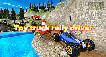 Toy truck rally driver