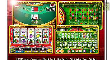 Blackjack roulette poker slot