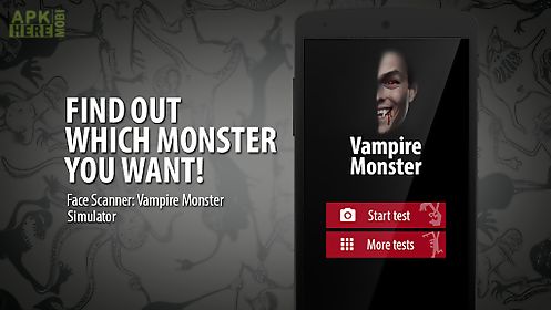 face scanner: vampire monster