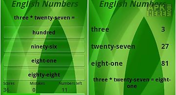 Learn english numbers free