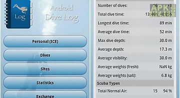 Dive log