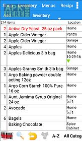 grocery tracker shopping list