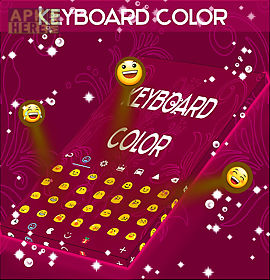 keyboard color new pink