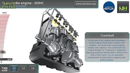 interactive four-stroke engine