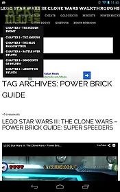 lego clone wars walkthroughs