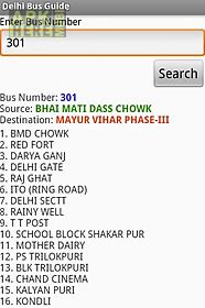 delhi bus guide