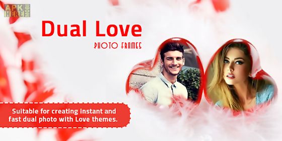 dual love photo frames