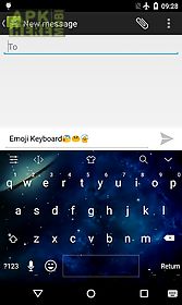 emoji keyboard - night sky lg