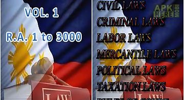 Philippine laws - vol. 1