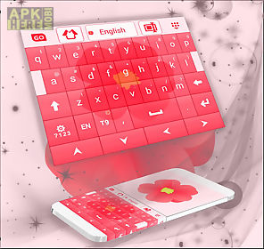 keyboard flower theme free