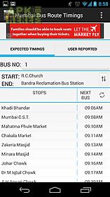 mumbai best bus route timings
