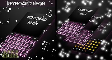 Neon keyboard