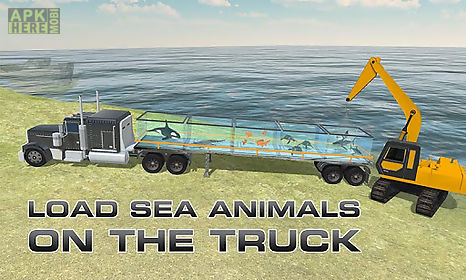 transporter truck sea animals