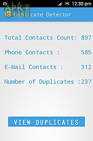 duplicate contact manager