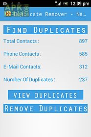 duplicate contact manager