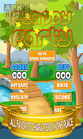 flappy party rock - bring real characters to game