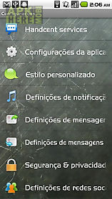 handcent sms portuguese langua