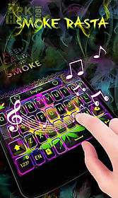 smoke rasta go keyboard theme