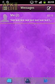go sms theme purple violet